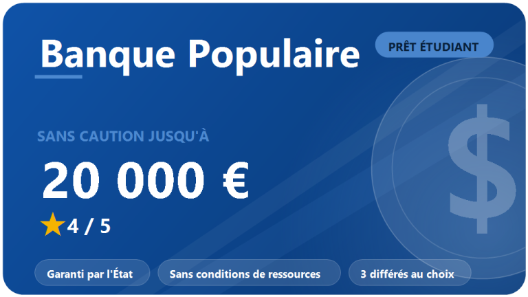 Banque Populaire : avis 2026 sur le prêt étudiant