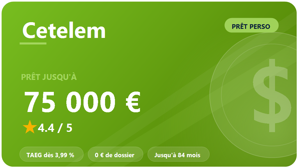 Cetelem : avis 2026 sur le crédit conso
