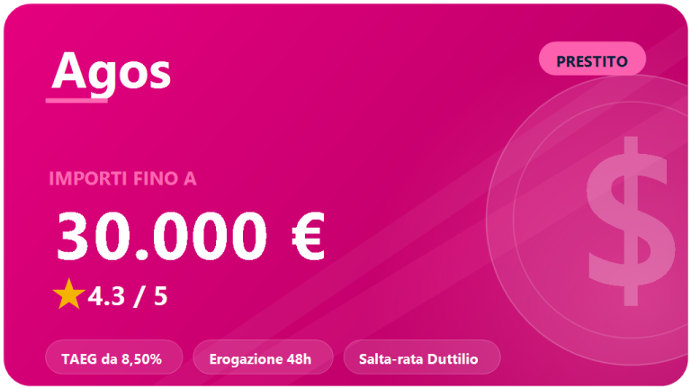 Agos: recensione e opinioni 2026