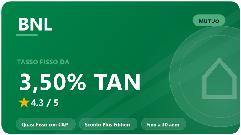 BNL BNP Paribas: recensione mutui 2026