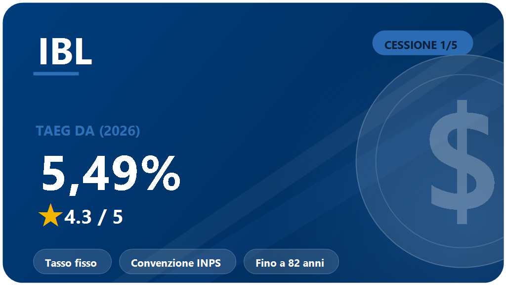 IBL Banca: recensione cessione del quinto 2026