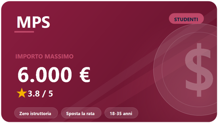 MPS: recensione prestito studenti 2026