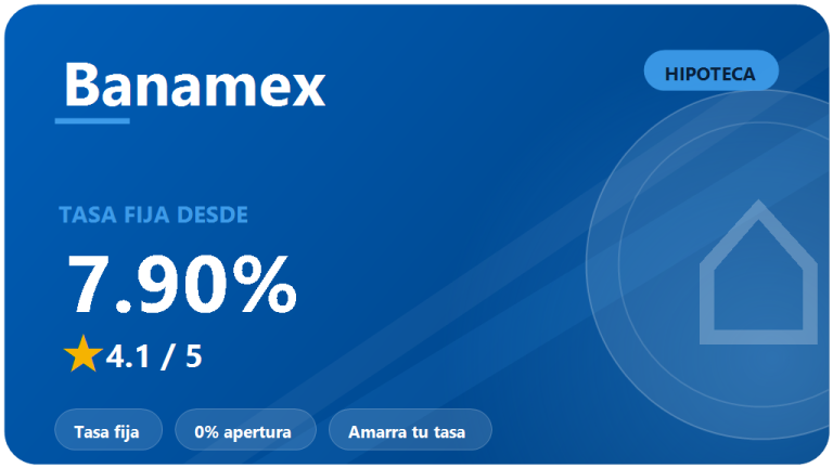 Banamex hipoteca tasa fija: opiniones 2026