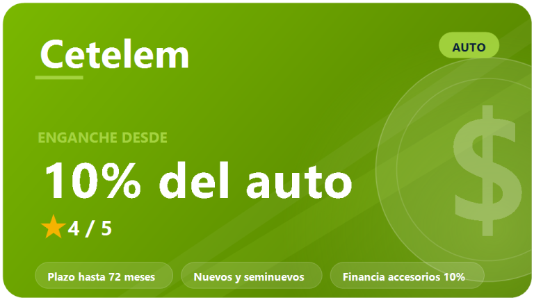 Cetelem crédito automotriz: opiniones 2026