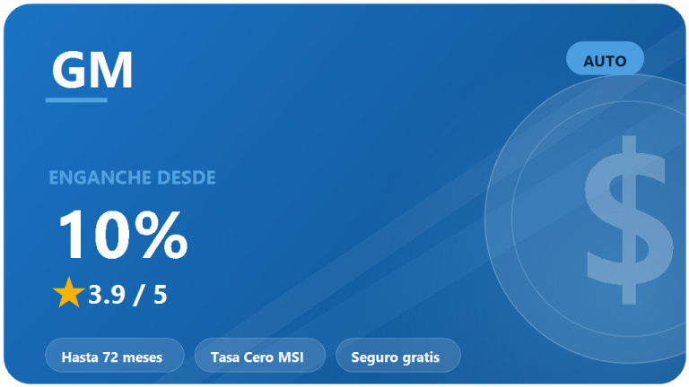 GM Financial crédito automotriz: opiniones 2026