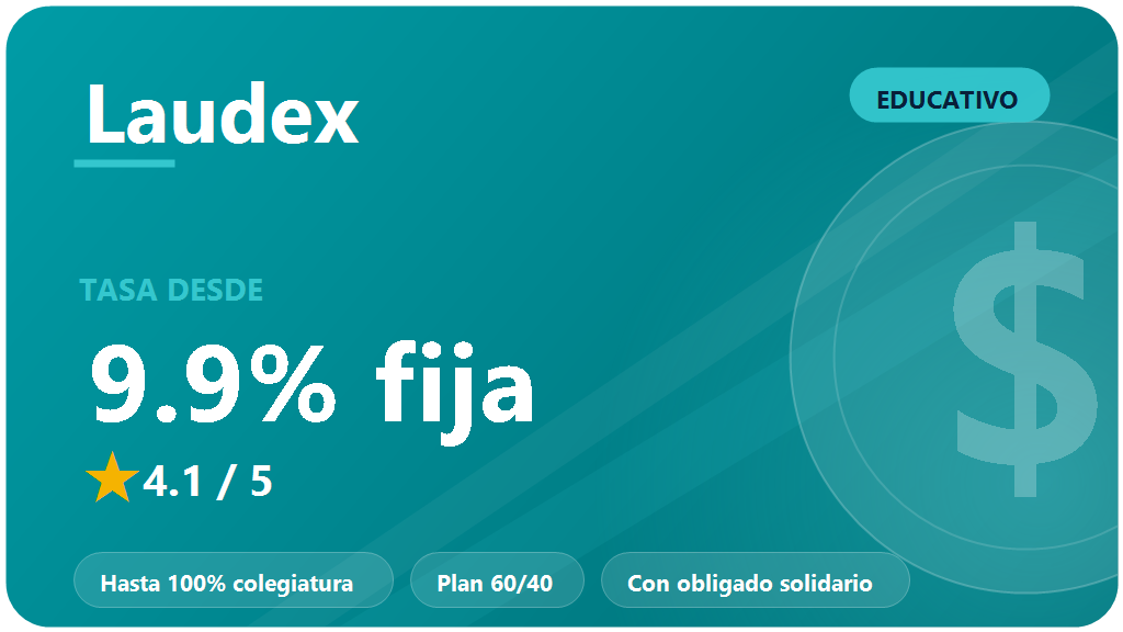 Laudex crédito educativo: opiniones 2026