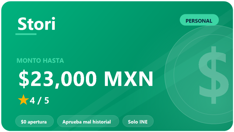 Stori préstamo personal: opiniones 2026