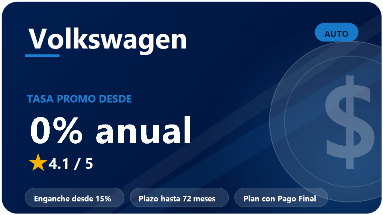 Volkswagen Financial Services crédito automotriz: opiniones 2026