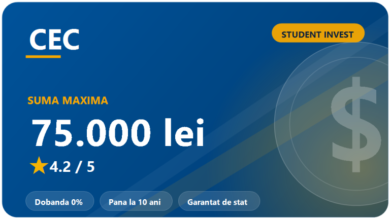 CEC Bank Student Invest : recenzie 2026