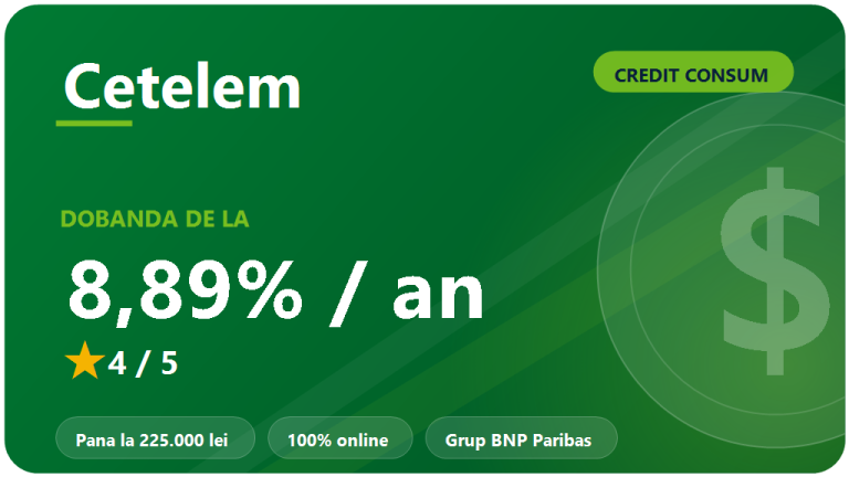 Cetelem credit de consum : recenzie 2026