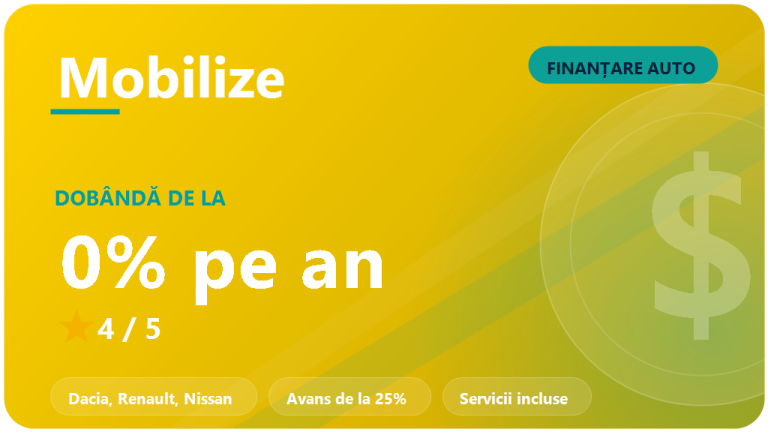 Mobilize Financial Services credit auto : recenzie 2026