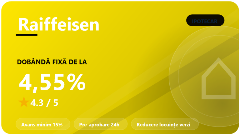 Raiffeisen Bank credit ipotecar : recenzie 2026