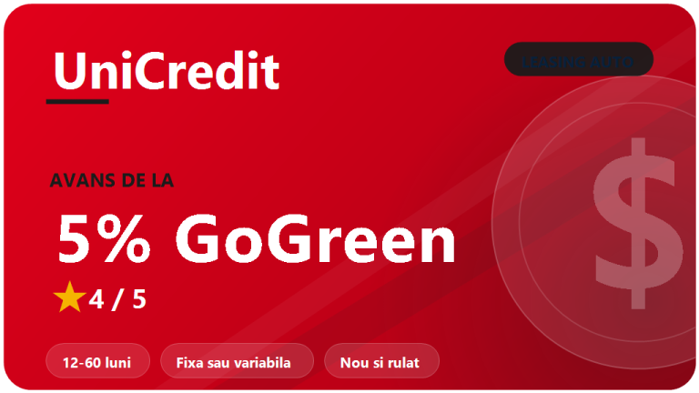UniCredit Leasing auto : recenzie 2026