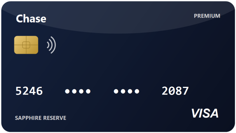 Sapphire Reserve credit card