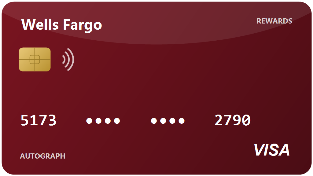 Autograph credit card